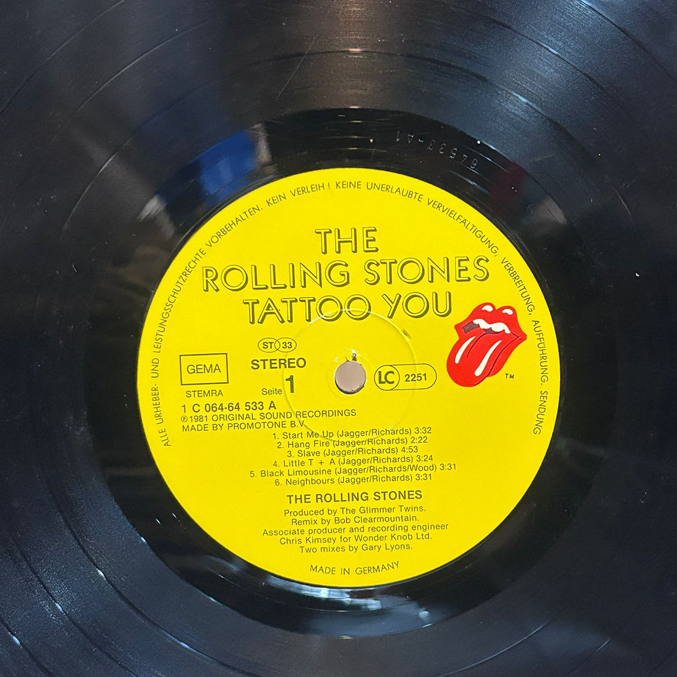 Thumbnail: The Rolling Stones - Tattoo You 1981 12” Vinyl - VG+/VG+