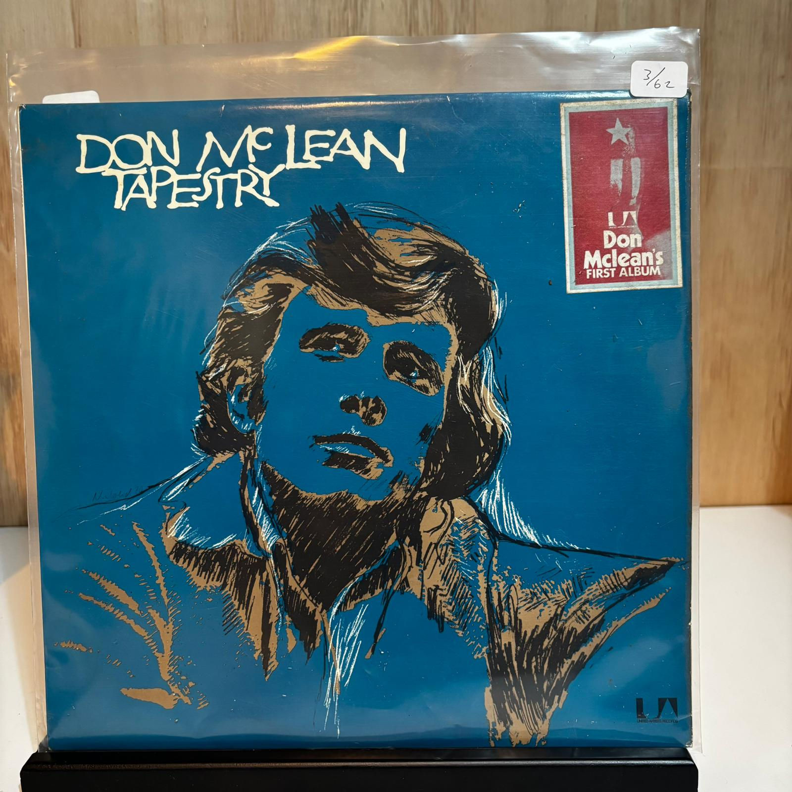 Don McLean Tapestry 1971 12" Vinyl - VG+/VG+