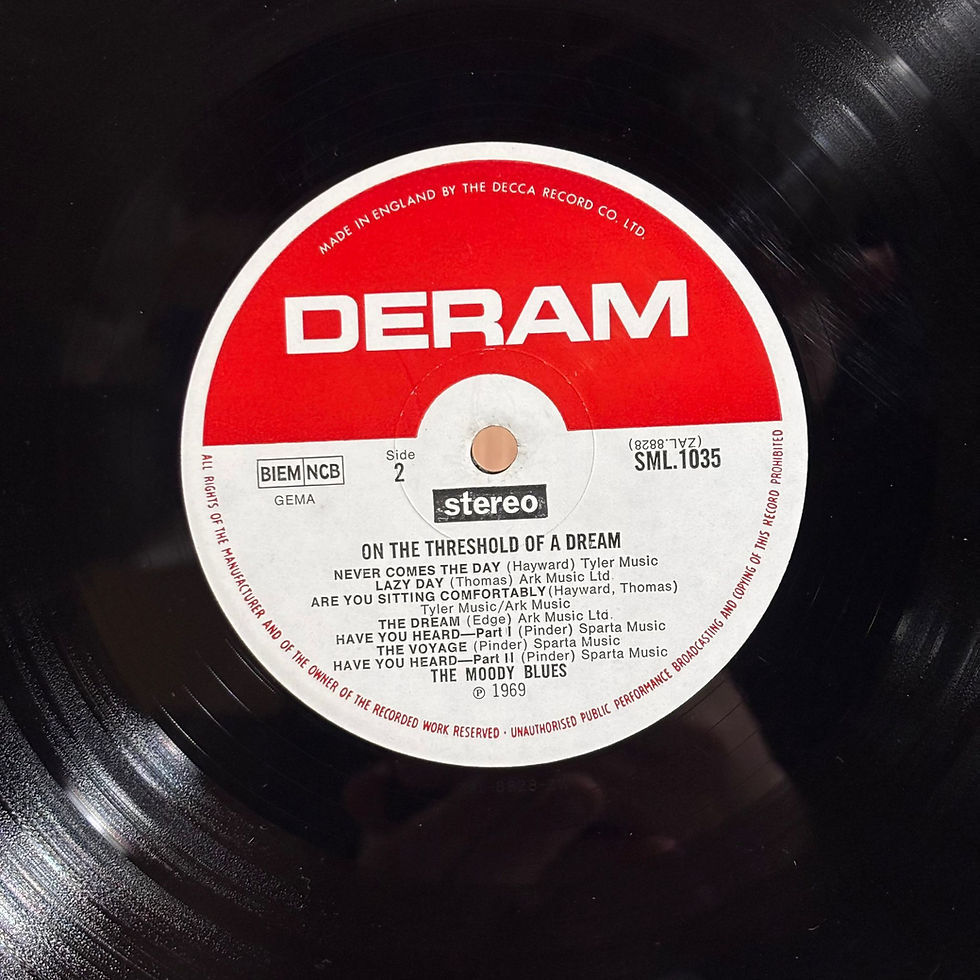 Thumbnail: The Moody Blues – On the Threshold of a Dream (1969) 12” LP 