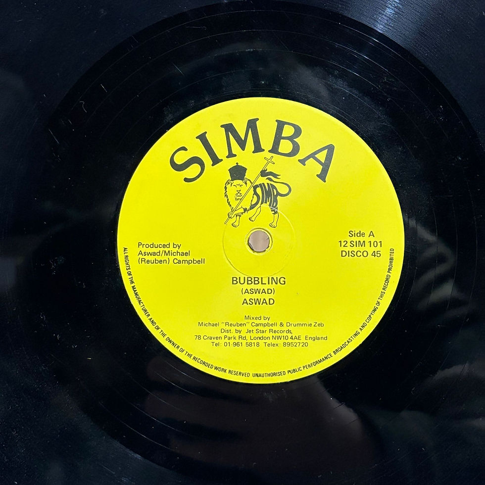 Thumbnail: Aswad Bubbling 1985 12” Vinyl - VG+/VG+