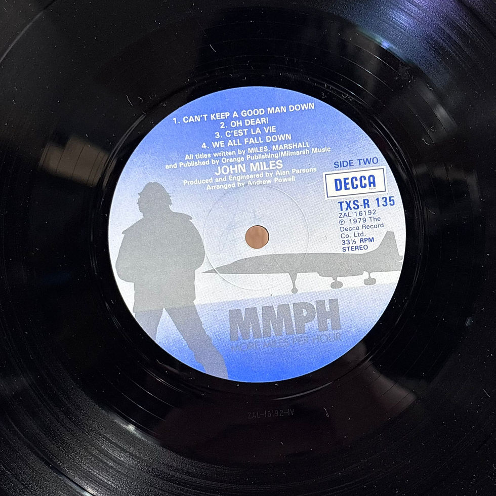 Thumbnail: John Miles - More Miles Per Hour 12" Vinyl LP Decca Records 1979 - VG+/VG+