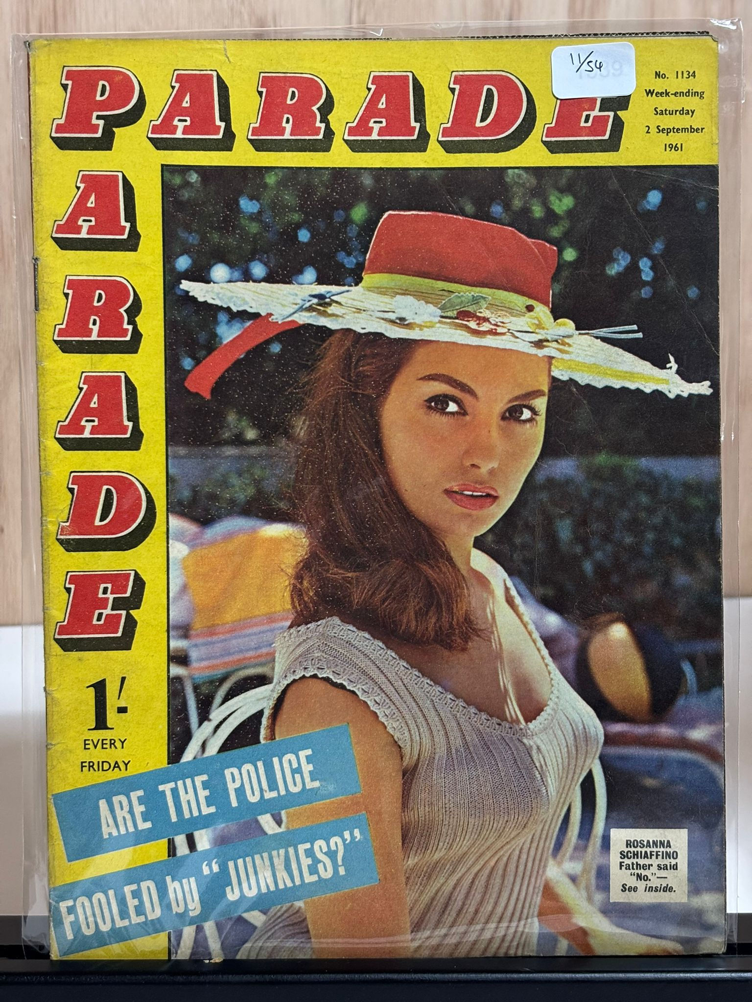 Parade September 2 1961 - Condition: Fair