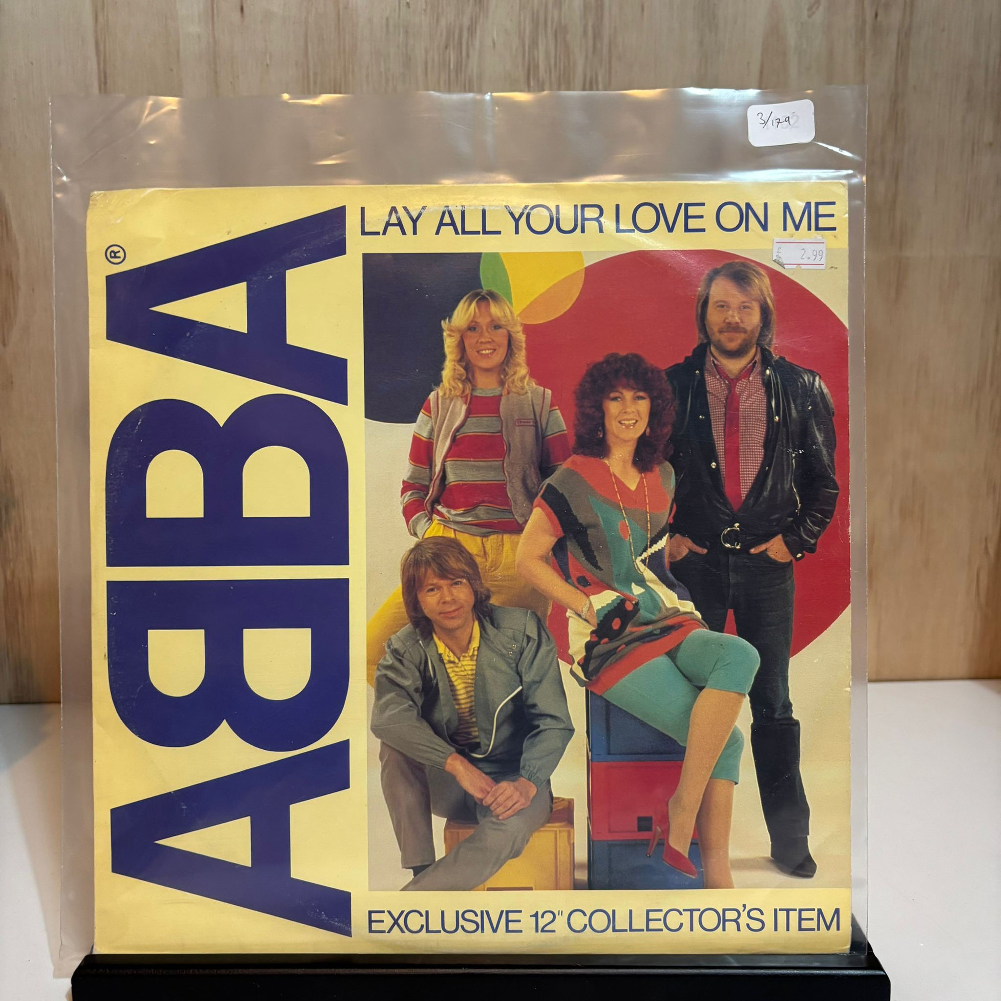 ABBA – Lay All Your Love On Me – 1981 12" Vinyl Single - VG+/VG+