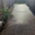 Exposed Aggregate Side Patio