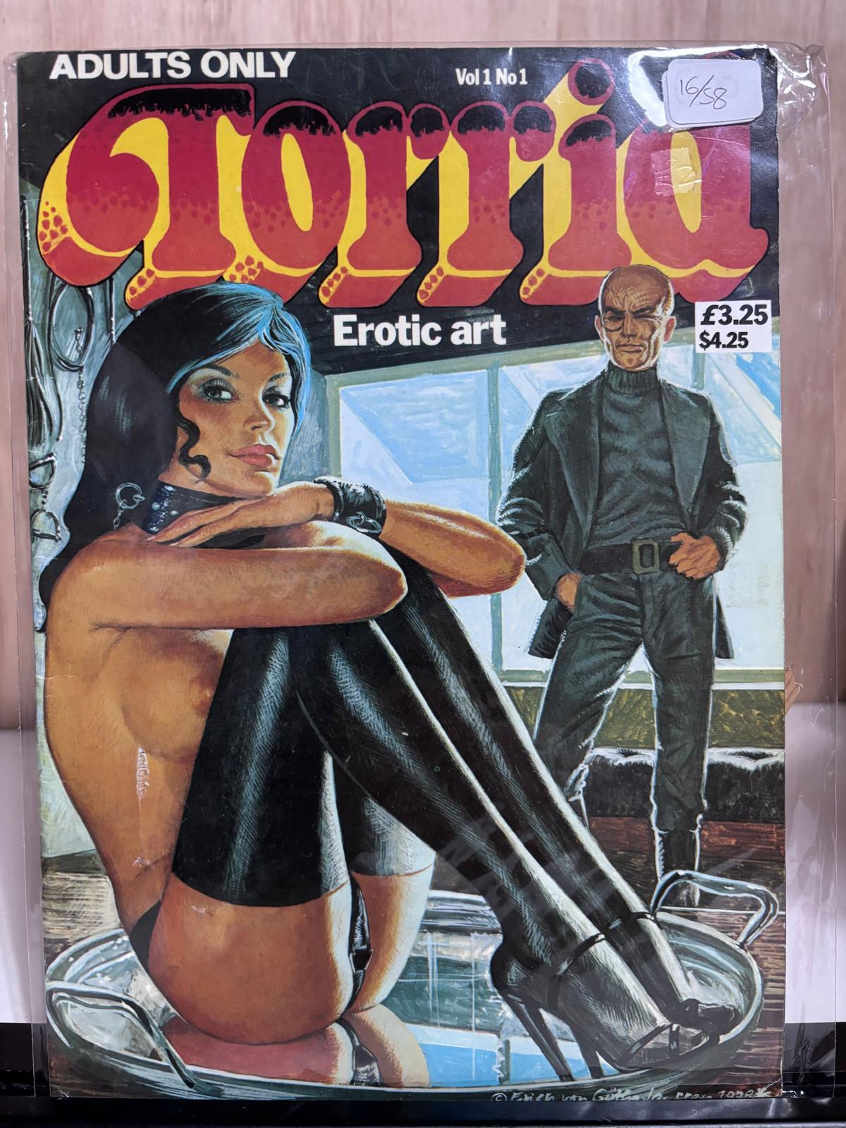 Torrid Vol 1 No 1 1982 Erotic Art Erich von Gotha Magazine