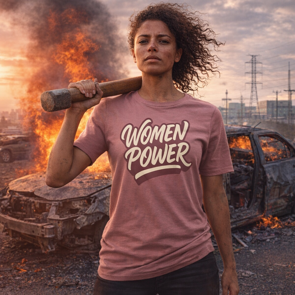 Women Power Typographic Women’s T-Shirt