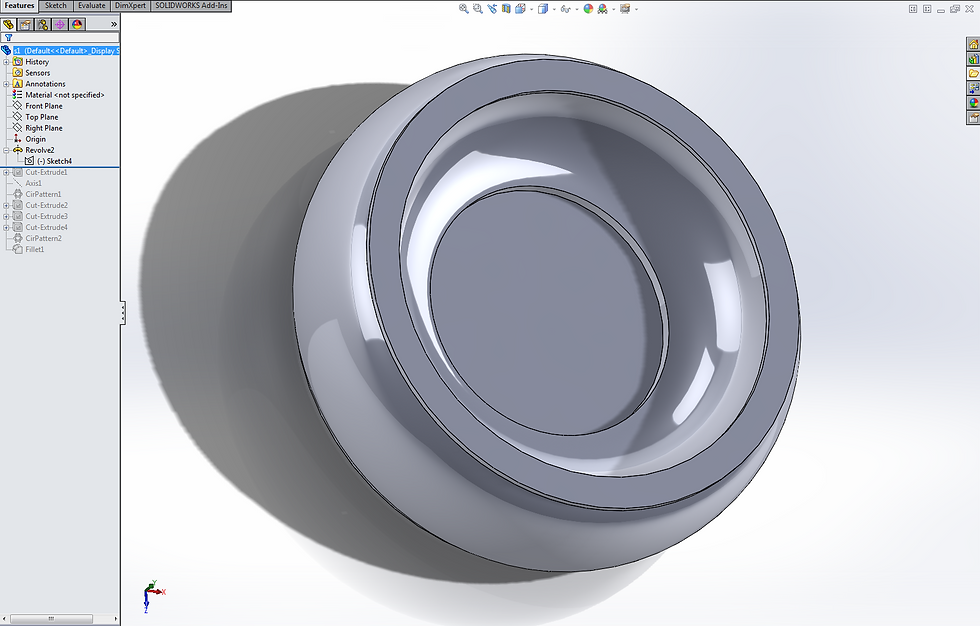 Wheel Start in Solidworks