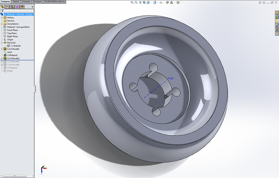 Wheel Bearing Hole