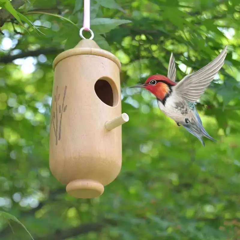 Thumbnail: Hummingbird Nest House with Hanging Swing Design
