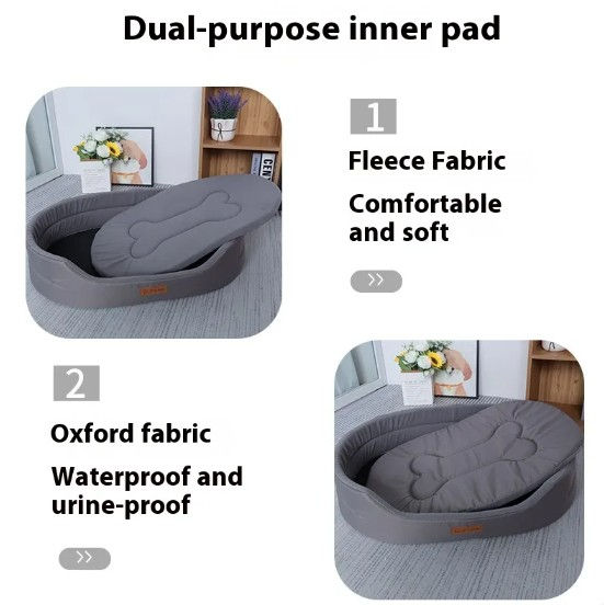 Thumbnail: Polar Fleece Waterproof Dog Bed