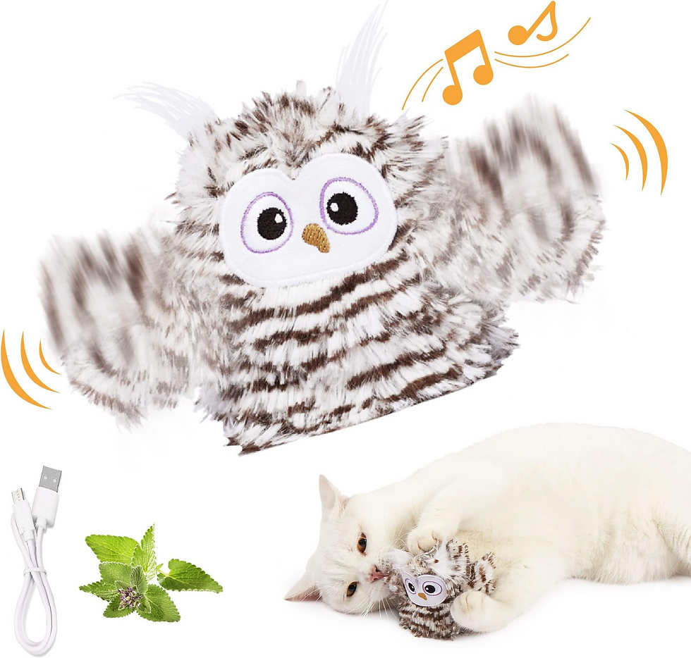 Thumbnail: USB Rechargeable Flapping Bird Cat Toy