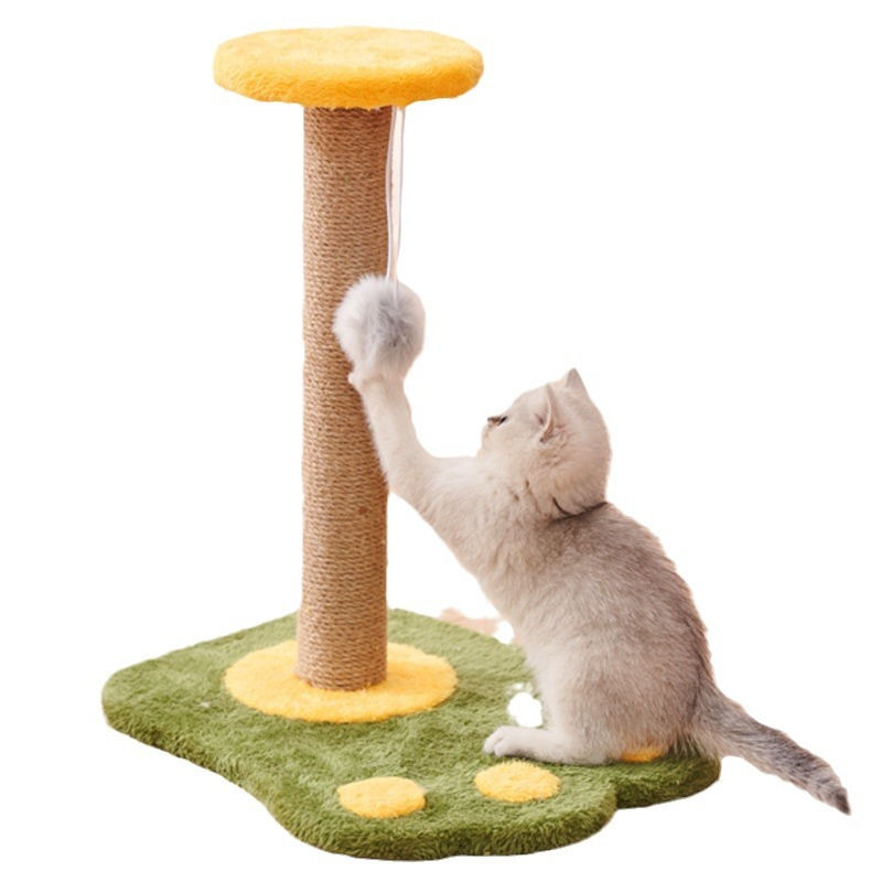 Thumbnail: Durable Vertical Sisal Cat Scratching Post Toy
