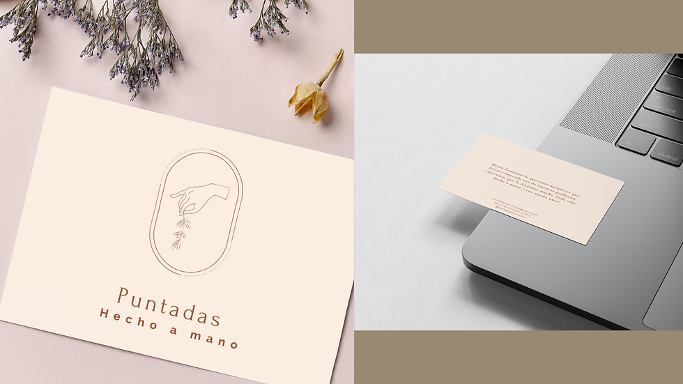 Tarjetas de agradecimiento Puntadas