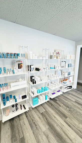 Luminous Wellness & Aesthetics Retail Display