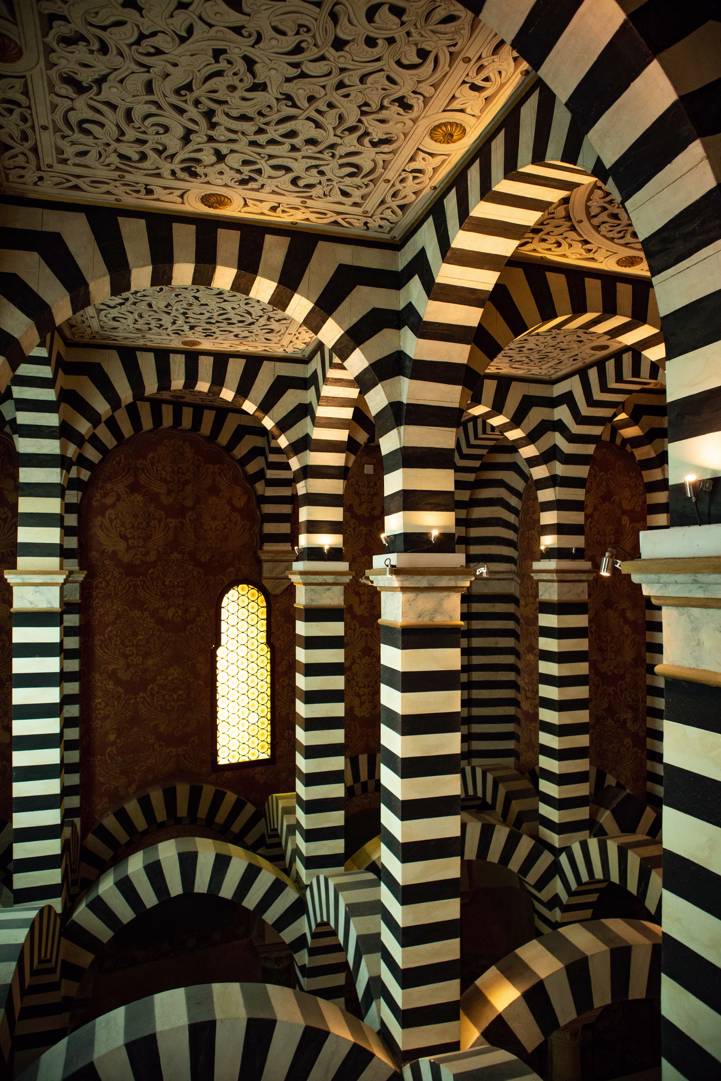 Inside Rocchetta Mattei, a disorienting and beautiful maze of Moorish influence | photo by Lauzzz93