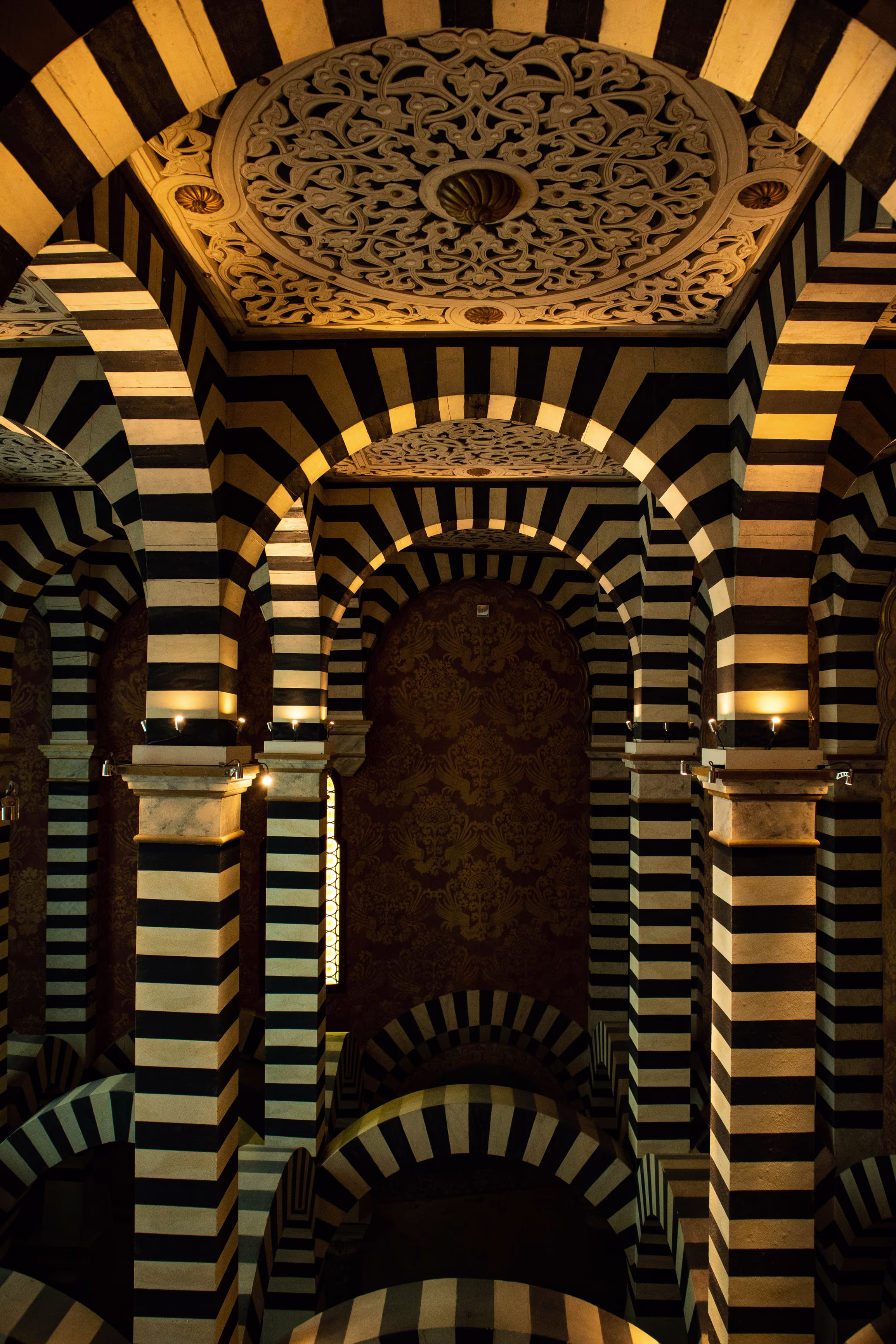 Inside Rocchetta Mattei, a disorienting and beautiful maze of Moorish influence | photo by Lauzzz93