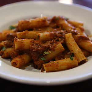 RIGATONI BOLOGNESE