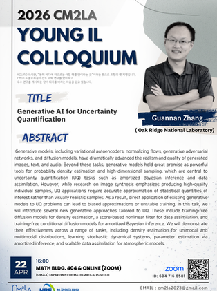 [2026.4.22. YOUNG IL COLLOQUIUM] Generative AI for Uncertainty Quantification