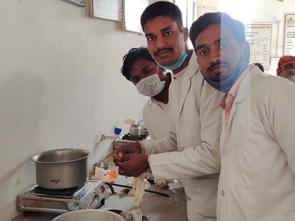 Practical Rasashatra Department BAMS 2nd Year Student Jeevak Ayurved Medical College