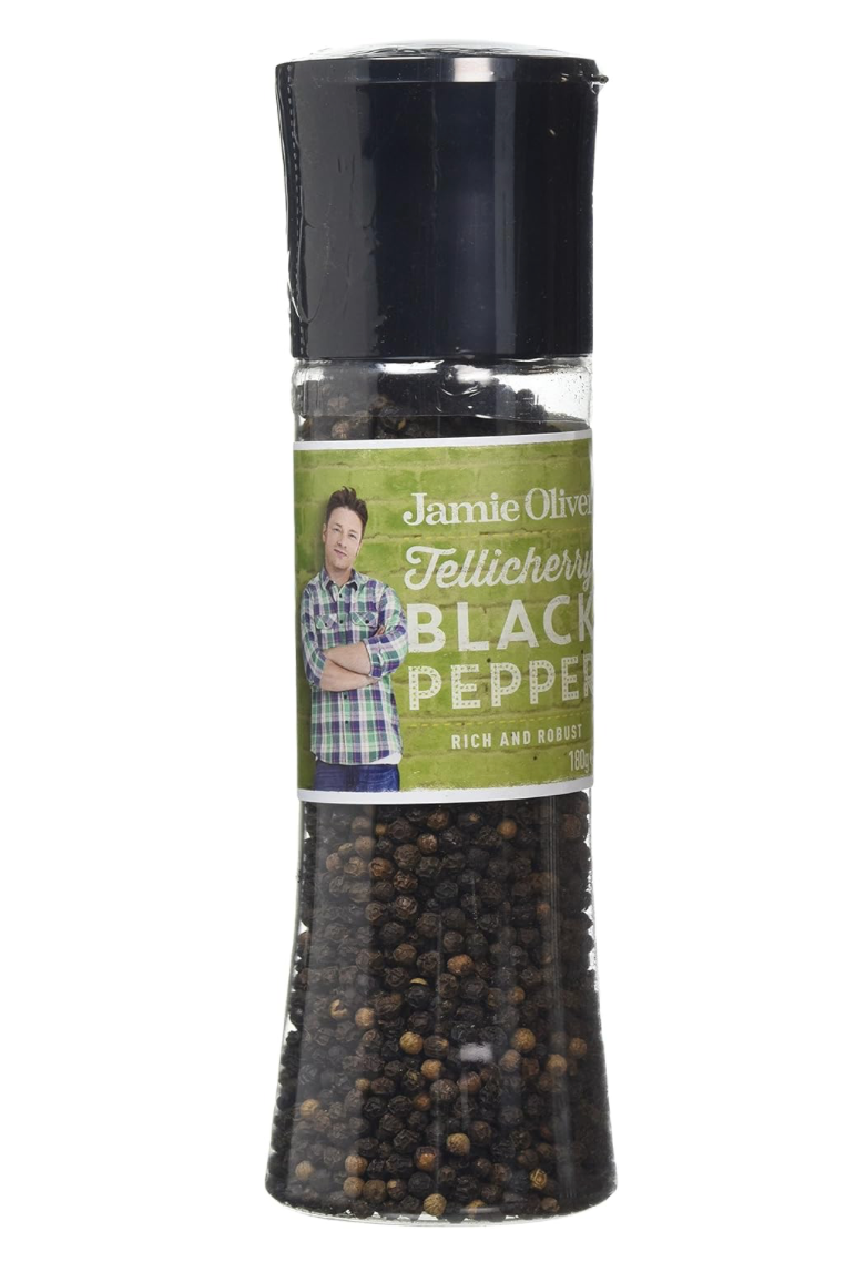 英國 Jamie Oliver 即磨大黑胡椒粒 (180g) /樽