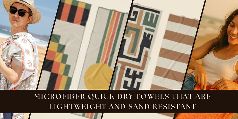 Microfiber Quick Dry Towels That Are Lightweight and Sand Resistant