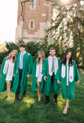East Lansing senior photographer capturing candid MSU graduation moments