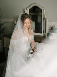 Joy-filled spring wedding day at Creekside Acres Event Barn in Goodrich, Michigan captured by a Michigan wedding photographer.
