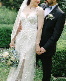 intimate wedding at the manor house in Toledo