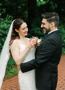 intimate wedding at the manor house in Toledo