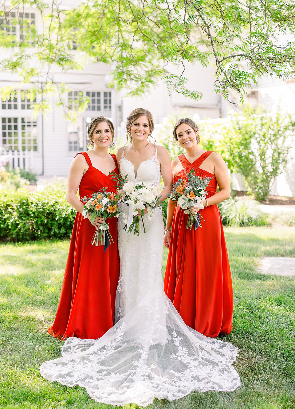 Elegant portrait of Jessica and Kyle, showcasing the beauty of Waldenwoods as their wedding venue