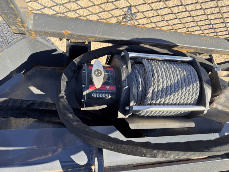 15,000 lb LandHonor Skid Steer Winch close up