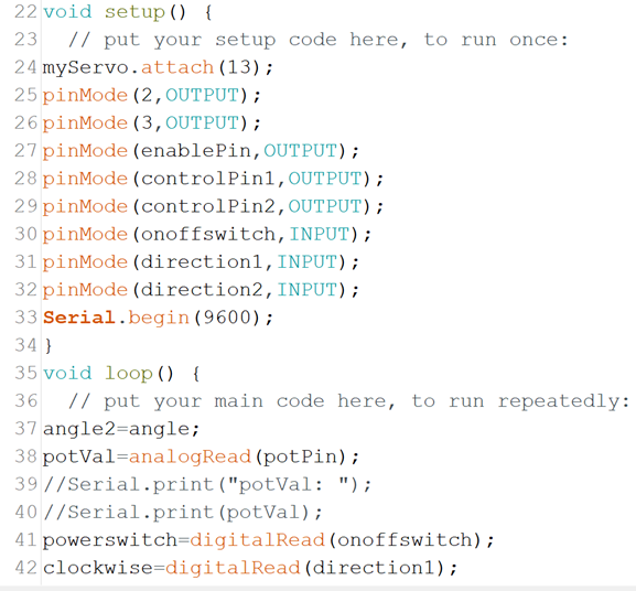 Arduino code part 2