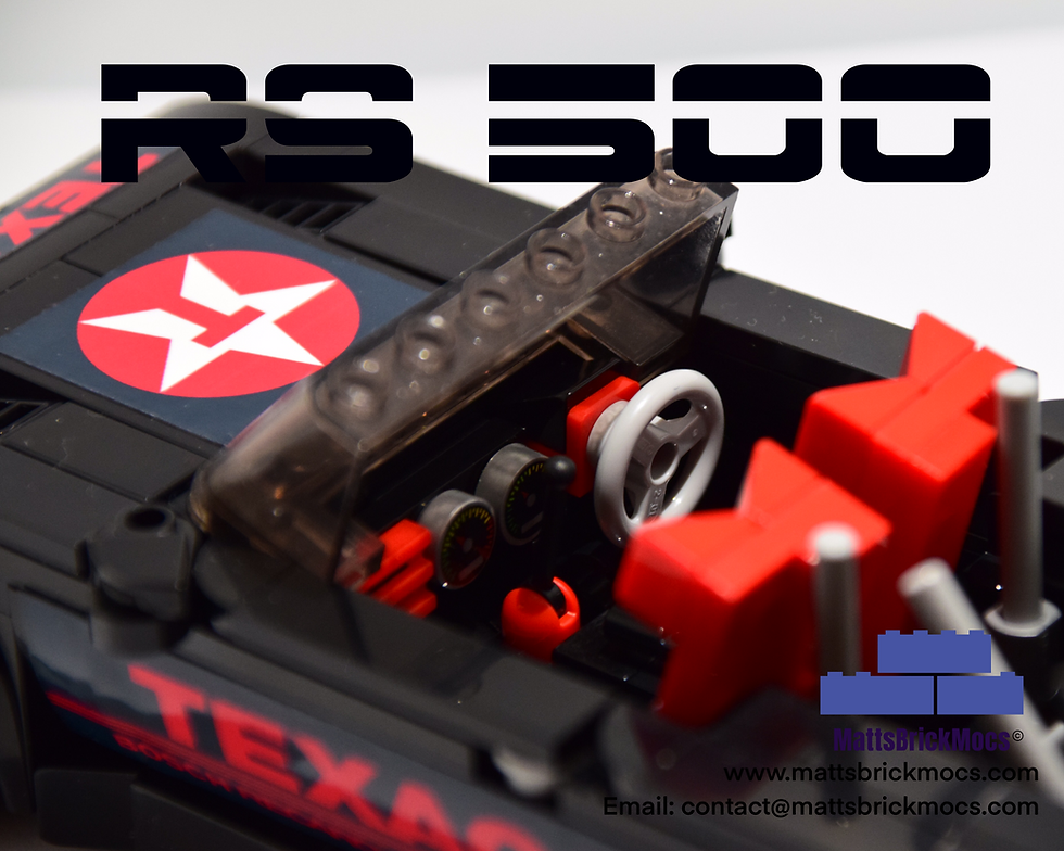 Thumbnail: RS500 BTCC Texaco Edition Black Instructions Interior View Lego