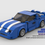 Thumbnail: Z28 Camaro Blue Instructions Lego Front Side View