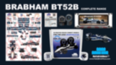 Stickers and Accessories for the LEGO F1 Icons Brabham BT52B MOC by Bentobrick
