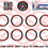 Thumbnail: NEW MICHELIN Tire / Tyre STICKERS to fit Lego Speed Champion size 24x12