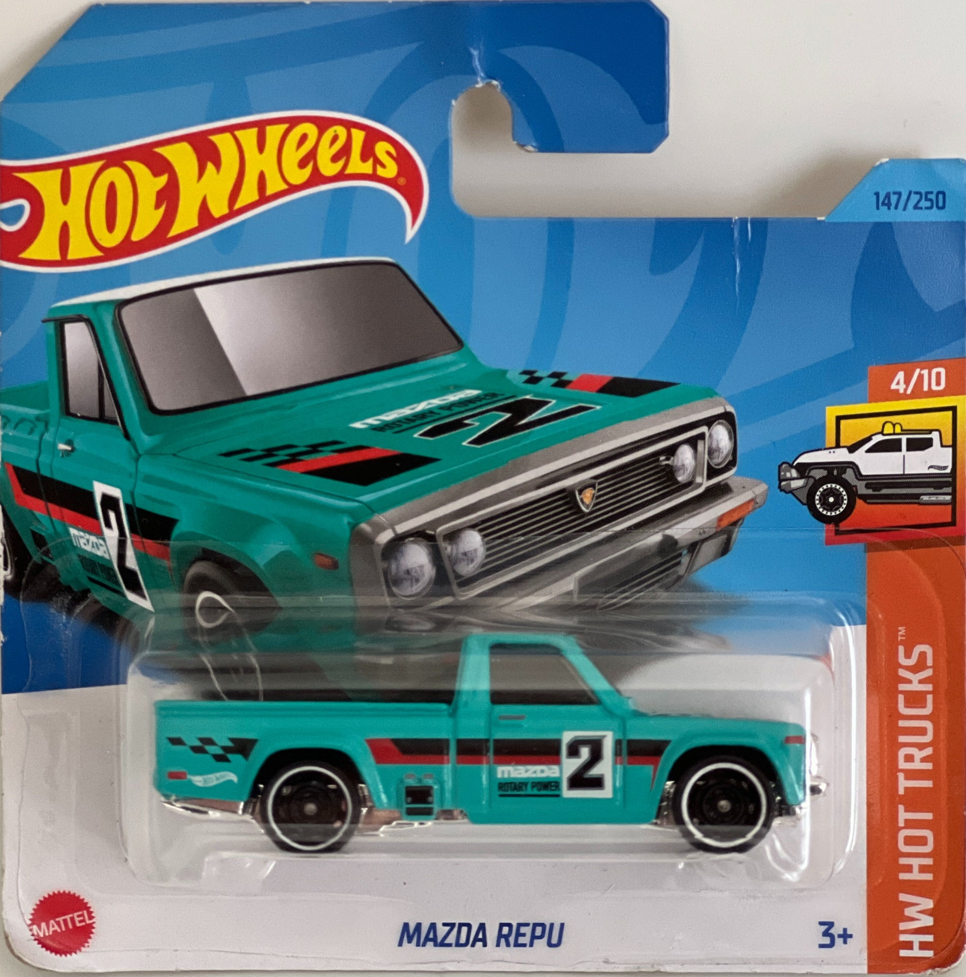 Hot Wheels Mazda Repu HW Hot Trucks 1/64th Diecast Model Car