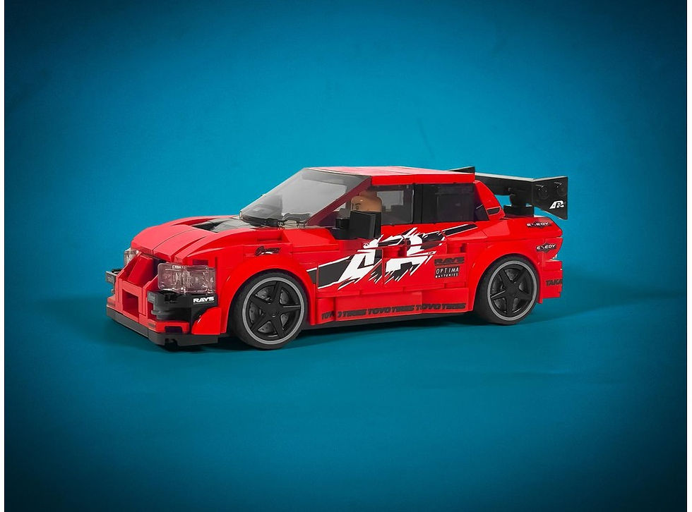 Sticker Set For The Lancer From Tokyo Drift Lego Moc by Ibrickeditup