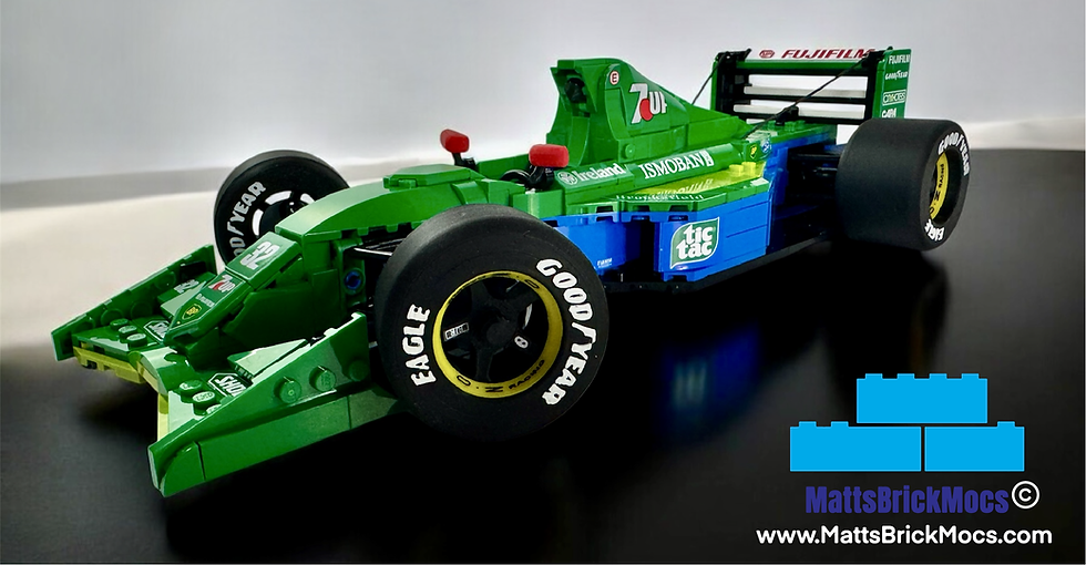 Thumbnail: Sticker Set For Lego Jordan 191 F1 MOC by Bentobrick