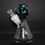 Thumbnail: Conviction Glass Squid Beaker Black/Turquoise