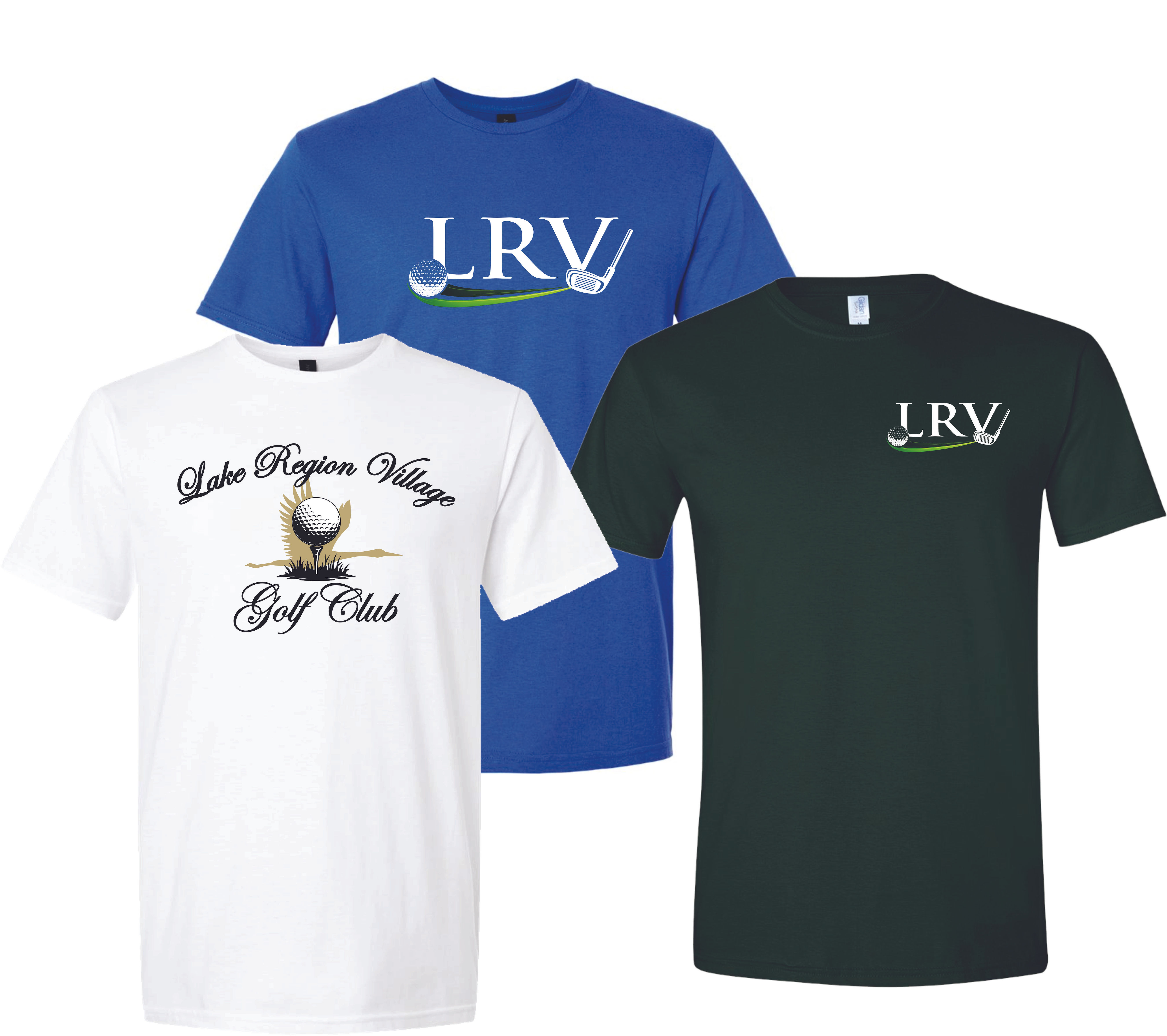 LRV Golf Unisex Short Sleeve T -- Color and Placement choices available