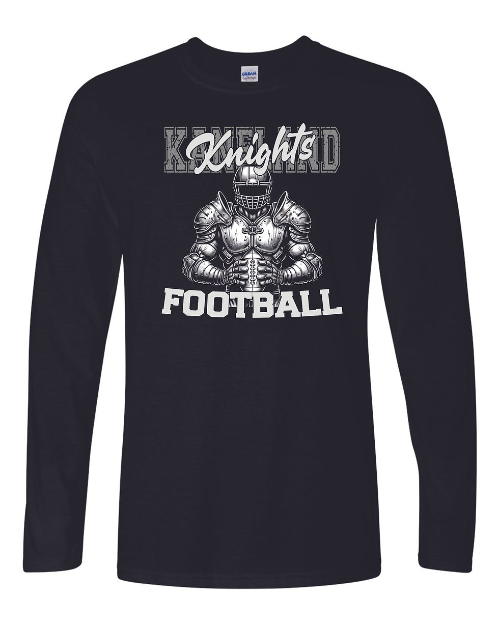 Thumbnail: KNIGHTS Football Design on Black--CLICK HERE for options!