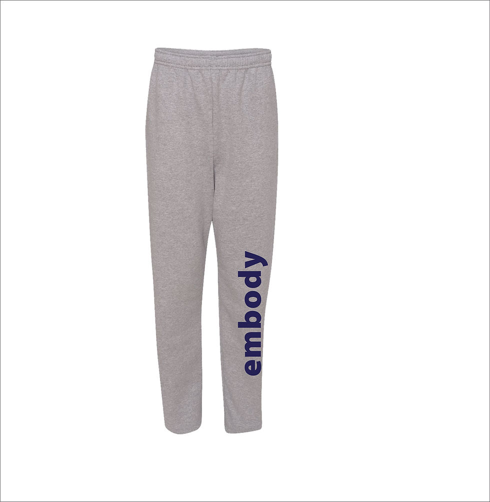 ADULT Embody Team Open Bottom Sweatpants