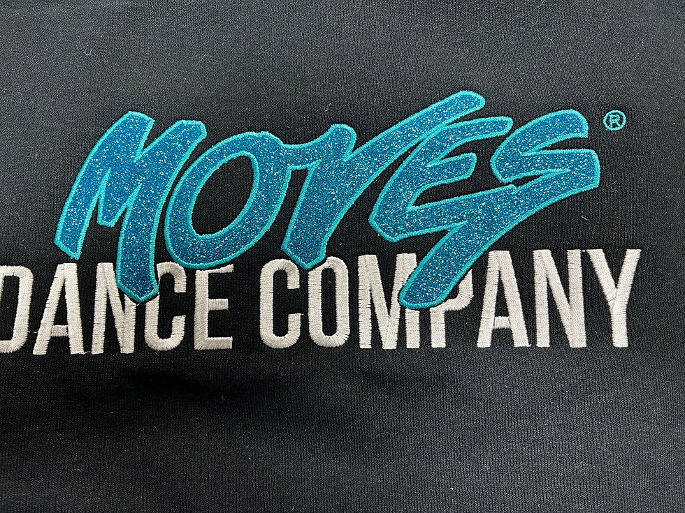 Thumbnail: MOVES Glitter Embroidered Sweatshirts--click for options!
