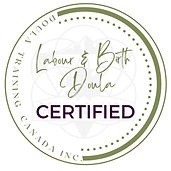 Certified By Doula Canada (Birth & Labor Doula)