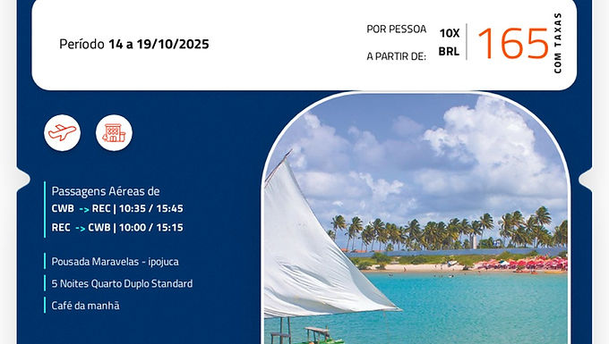 PACOTE PORTO DE GALINHAS