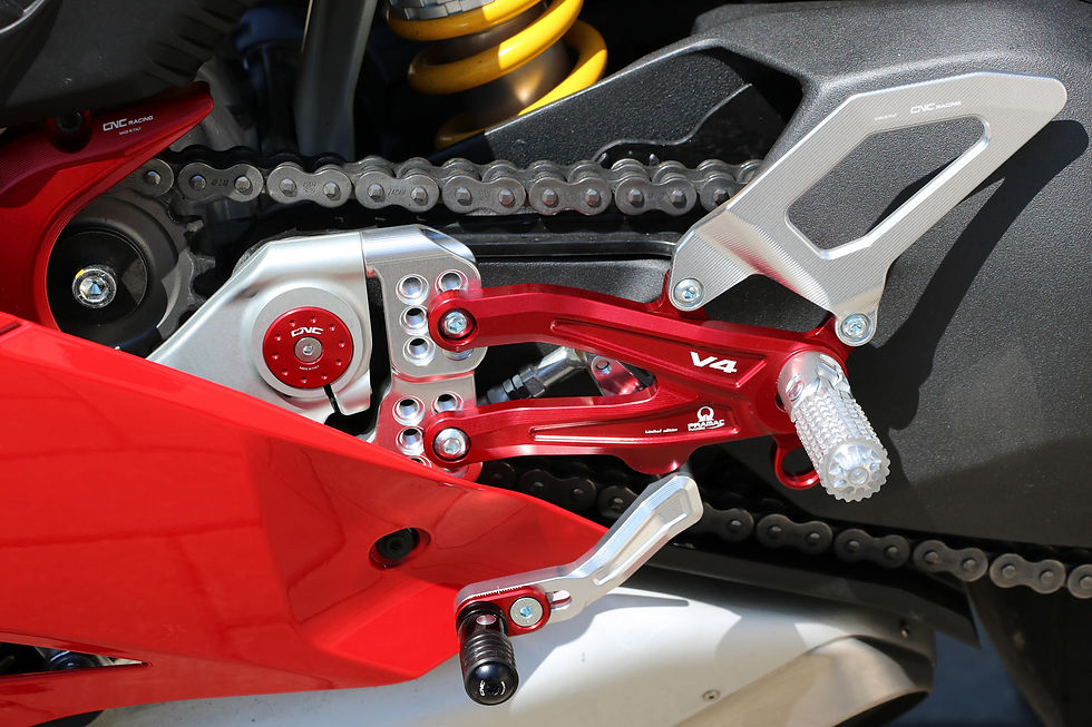 Thumbnail: CNC Racing - Adjustable Rear Sets Pramac Fully Adjustable - Ducati V4