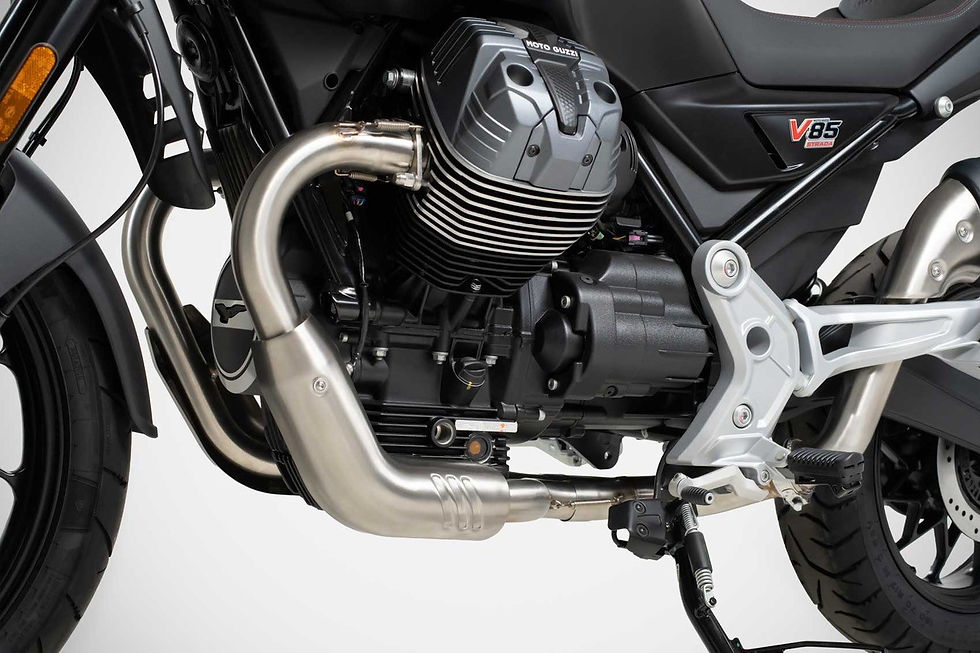 Thumbnail: Zard Exhaust - Moto Guzzi V85 TT - Decat Kit (2025+)
