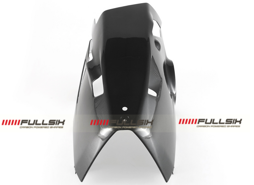 Thumbnail: FullSix Carbon Belly Pan For Akrapovic Slip On / Full System - Ducati V4