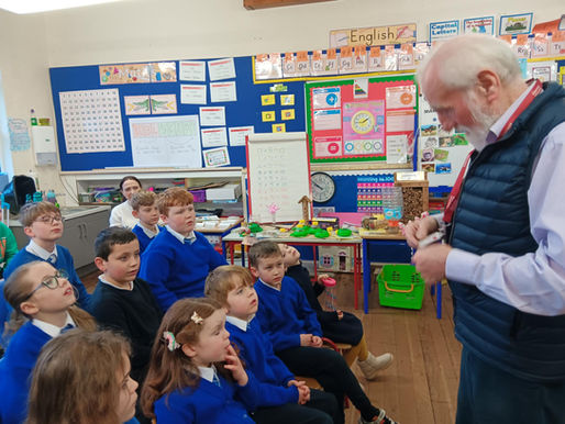 Paddy Madden 'Heritage in School' visit